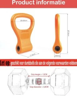 MJ Sports Premium Dumbbell To Kettlebell Grip - Dumbbell Naar Kettlebell Verstelbaar - Dumbbells - Kettlebells - Gewichten - Fitness - One Size - Oranje 19 MJ Sports Premium Dumbbell To Kettlebell Grip - Dumbbell Naar Kettlebell Verstelbaar - Dumbbells - Kettlebells - Gewichten - Fitness - One Size - Oranje -Fit Verkoop 941x1200 2