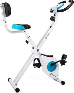 CAPITAL SPORTS Azura Hometrainer - Fitness Fiets - Fietstrainer Met 8 Standen - Inclusief Hartslagmeter - Opvouwbaar