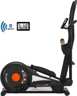 Crosstrainer Focus Fitness Fox 5 IPlus - Incl. Tablethouder En Bluetooth - Rear Driven/Achterwiel Crosstrainer - 14 Trainingsprogramma's - IPlus Module - Koppelbaar Met Tablet - Crosstrainer Fitness - Voetpedalen Voorzien Van Cushion Pad's