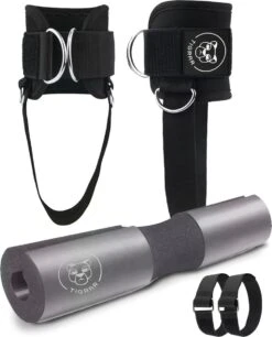 Tigrar - Ankle Strap - Barbell Pad - 2 X Fitness Enkelband 1 X Nekbeschermer Voor Halterstang - Compleet Bundelpakket -Fit Verkoop 969x1200 2