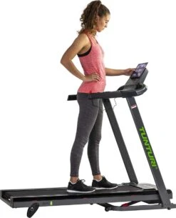 Tunturi Cardio Fit T35 Loopband Inklapbaar - Hardloopband Met 12 Trainingsprogramma's – Duidelijke Monitor – 0,8 - 16,0 Km/u -Fit Verkoop 973x1200