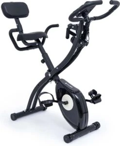 BluMill X-Bike - Opvouwbare Hometrainer - Fitness Fiets - Met Rugleuning - Incl. Extra Weerstandsbanden